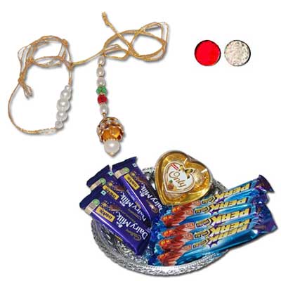 "Bhaiya Bhabhi Rakhi Hamper  BBRC-03 - Click here to View more details about this Product